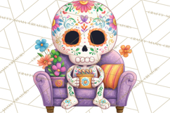 Skeleton Shenanigans Clipart, Dia de los Muertos Skeletons Product Image 5