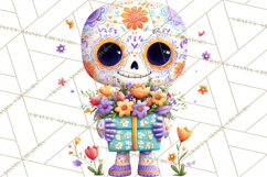 Skeleton Shenanigans Clipart, Dia de los Muertos Skeletons Product Image 4
