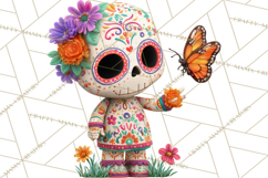 Skeleton Shenanigans Clipart, Dia de los Muertos Skeletons Product Image 5
