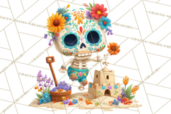 Skeleton Shenanigans Clipart, Dia de los Muertos Skeletons Product Image 2