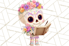 Skeleton Shenanigans Clipart, Dia de los Muertos Skeletons Product Image 4