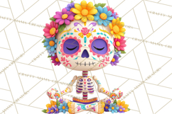 Skeleton Shenanigans Clipart, Dia de los Muertos Skeletons Product Image 2