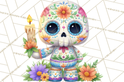 Skeleton Shenanigans Clipart, Dia de los Muertos Skeletons Product Image 4