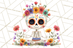 Skeleton Shenanigans Clipart, Dia de los Muertos Skeletons Product Image 5