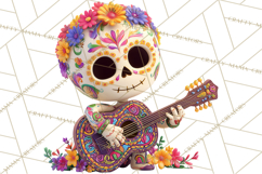 Skeleton Shenanigans Clipart, Dia de los Muertos Skeletons Product Image 2