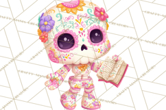 Skeleton Shenanigans Clipart, Dia de los Muertos Skeletons Product Image 2