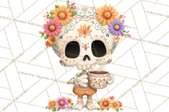 Skeleton Shenanigans Clipart, Dia de los Muertos Skeletons Product Image 5