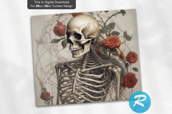 sublimation print,scrapbooking pattern png,Skinny Tumbler Wrap,Sublimation Tumbler PNG,CritterCupCustoms,BaileyDesignedCo Tumbler,starbucks tumbler,Skeleton Design,Rustic Skull,Skull Tumbler,Floral Design,Pink Roses,Red Roses