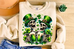 Skeleton Funny St Patricks PNG, St Patrick&#039;s Day PNG, Lucky Product Image 3