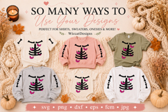 Halloween girls skeleton costume svg cut file Product Image 2