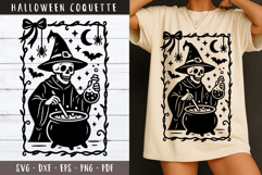 Skeleton svg Vintage Halloween Coquette 