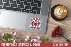 Dead inside but it&#039;s valentine&#039;s Sticker Product Image 1
