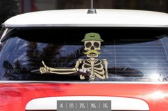 Skeleton Wiper Tag Car Decal Sticker Product Image 1
