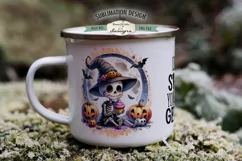 Funny Skeleton Life Is Sweet 11 & 15 oz Mug Sublimation PNG Product Image 1