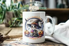 Funny Skeleton Life Is Sweet 11 & 15 oz Mug Sublimation PNG Product Image 3