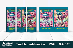 Skeleton mom tumbler wrap | Funny tarot card tumbler design Product Image 1