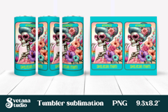 Skeleton mom tumbler wrap | Funny tarot card tumbler design Product Image 1