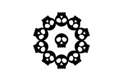 Skeletons Monogram Frame Product Image 1