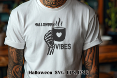 Scary Halloween skeleton SVG design | Halloween SVG Product Image 1