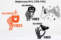 Scary Halloween skeleton SVG design | Halloween SVG Product Image 1