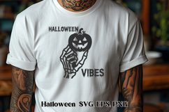 Scary Halloween skeleton SVG design | Halloween SVG Product Image 1
