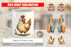 Skeptical Linens Mug Wrap Product Image 1