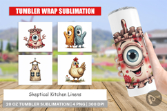 Skeptical Linens Tumbler Product Image 1