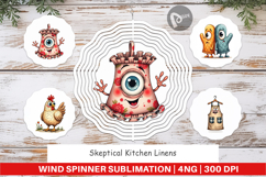 Skeptical Linens Wind Spinner Product Image 1