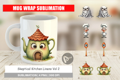 Skeptical Linens Mug Wrap Product Image 1