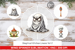 Skeptical Linens Wind Spinner Product Image 1
