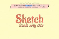 Sketch Text Effect Illustrator Product Image 3