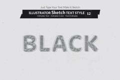 Sketch Text Effect Illustrator Product Image 9