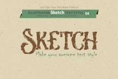 Sketch Text Effect Illustrator Product Image 14