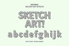 Editable Vector Sketch Text Effect Product Image 30