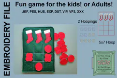 ITH Christmas Stocking Tic Tac Toe Product Image 1