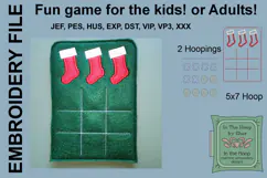 ITH Christmas Stocking Tic Tac Toe Product Image 2