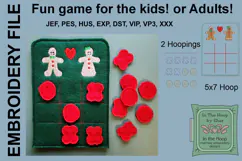 ITH Gingerbread Tic Tac Toe Product Image 1