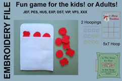 ITH Happy Snowman Christmas Tic Tac Toe Product Image 3