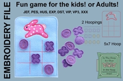 Running Bunny Tic Tac Toe Product Image 1