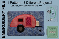 Teardrop Camper Mug Rug Product Image 1