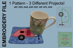 Teardrop Camper Mug Rug Product Image 2