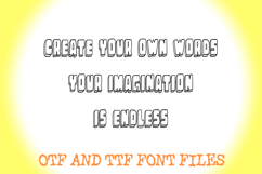 Sketchblocks 3D Cartoon Hand Drawn Lettering ABC Font Type Product Image 4