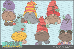Gnome Love Clipart Bundle Product Image 8