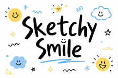 Sketchy Smile - Playful Font Product Image 1