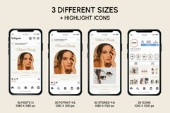 Skincare Beige Instagram Templates | CANVA Product Image 2