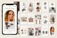 Skincare Beige Instagram Templates | CANVA Product Image 6