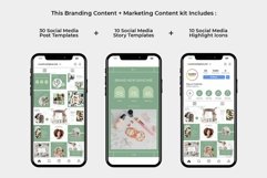 Skincare Matcha Instagram Templates | CANVA-PS-AI Product Image 3
