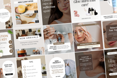 Esthetician Skincare Canva Social Media Template Bundle Product Image 4