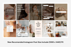 Esthetician Skincare Canva Social Media Template Bundle Product Image 8
