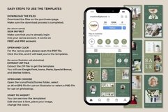 Skincare Green Instgaram Templates | CANVA-PS-AI Product Image 10